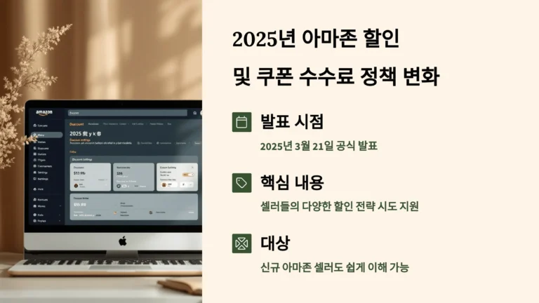 2025년 아마존 셀러를 위한 프로모션 정책 변화