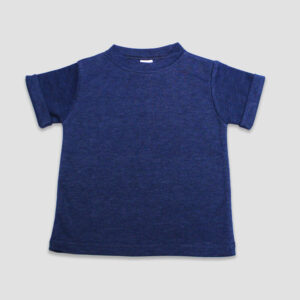 Rolled Short Sleeve Baby T-Shirts -Polyester Cotton Blend