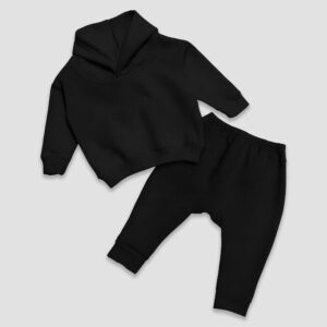 Baby Jogger Pants and Hoodie Pullover – Polyester-Cotton Blend