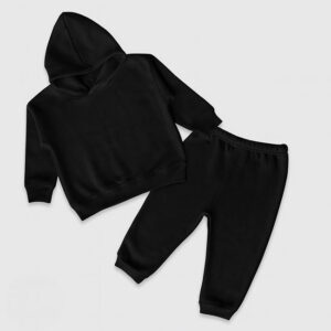 Toddler Fleece Jogger Pants and Hoodie Set - 100% Polyester