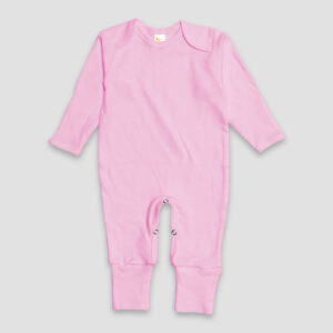 Baby One-Piece Footed Pajamas With Fold Over Mittens & Fold Over Footies – Premium 100% Cotton