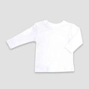 Baby Long Sleeve Crew Neck T-Shirts – Premium 100% Cotton