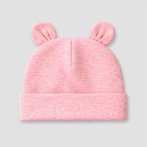 Luxe Baby Bear Ears Beanie Hat – Polyester Cotton Blend