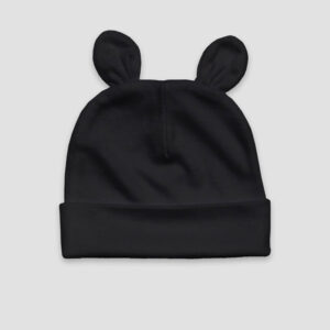 Baby Bear Ears Beanie Hat – Polyester Cotton Blend