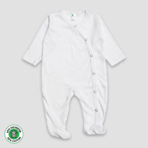 Baby One-Piece Snap Button Coverall - Polyester Cotton Blend