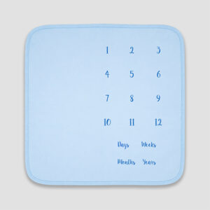 Baby Milestone Blankets - Poly-Cotton Blend