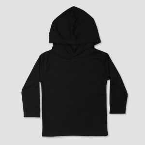 Long Sleeve Baby Hoodie Tee - Polyester-Cotton Blend