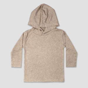 Luxe Long Sleeve Hoodie Toddler Tees – PolyCotton Blend