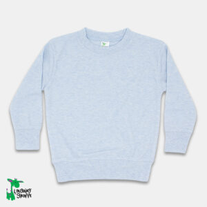 Luxe Toddler Long Sleeve Crew Neck Pullover Shirts – Polyester Cotton Blend