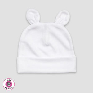 Baby Bear Ears Beanie Polyester Hats - 100% Polyester