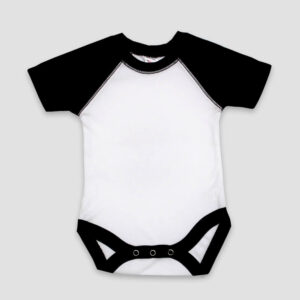 Baby One-Piece Onesies Short Sleeve Raglan - 100% Polyester