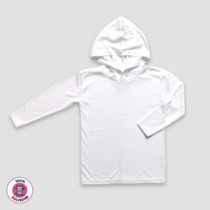 Baby Long Sleeve Pullover Hoodie Tee - 100% Polyester