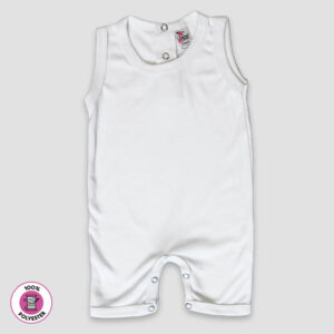 Baby Sleeveless Romper – 100% Polyester