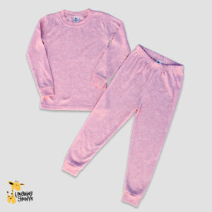 Luxe Long Sleeve Toddler Pajama Sets - Polyester-Cotton Blend