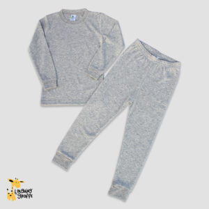 Luxe Long Sleeve Toddler Pajama Sets - Polyester-Cotton Blend