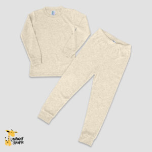 Luxe Long Sleeve Toddler Pajama Sets - Polyester-Cotton Blend