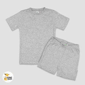 Luxe Toddler Short Sleeve T-Shirt and Shorts Set - Polyester-Cotton Blend
