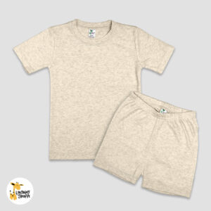 Luxe Toddler Short Sleeve T-Shirt and Shorts Set - Polyester-Cotton Blend