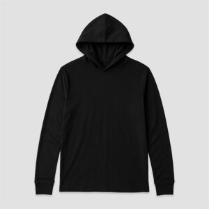 Long Sleeve Hooded Tees - 65% Polyester / 35% Cotton