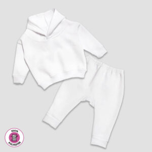 Baby Jogger Pants and Hoodie Sweatshirt Set - 100% Polyester Fleece