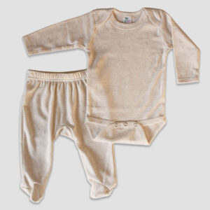 Luxe Baby Footed Pants and Long Sleeve Bodysuit Sets