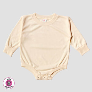 Baby Long Sleeve Bubble Romper for Sublimation – 100% Polyester
